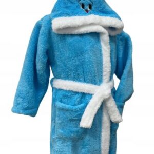 Laste kapuutsiga hommikumantel