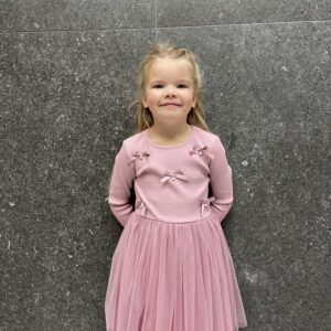 Laste pidulik kleit tüll äärega (lipsud)