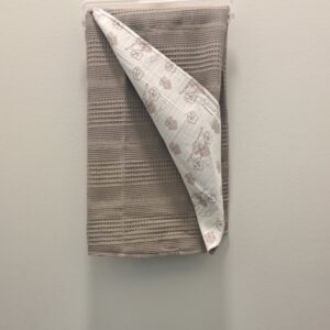 Puuvillane beebitekk beež