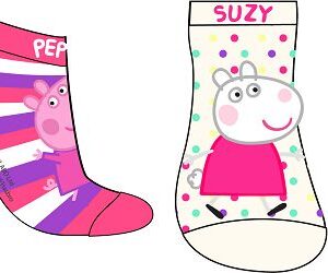 Laste madala säärega Peppa Pig sokid